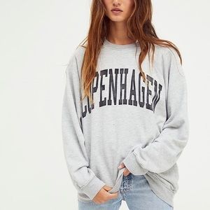 Free people oversized sweatshirt